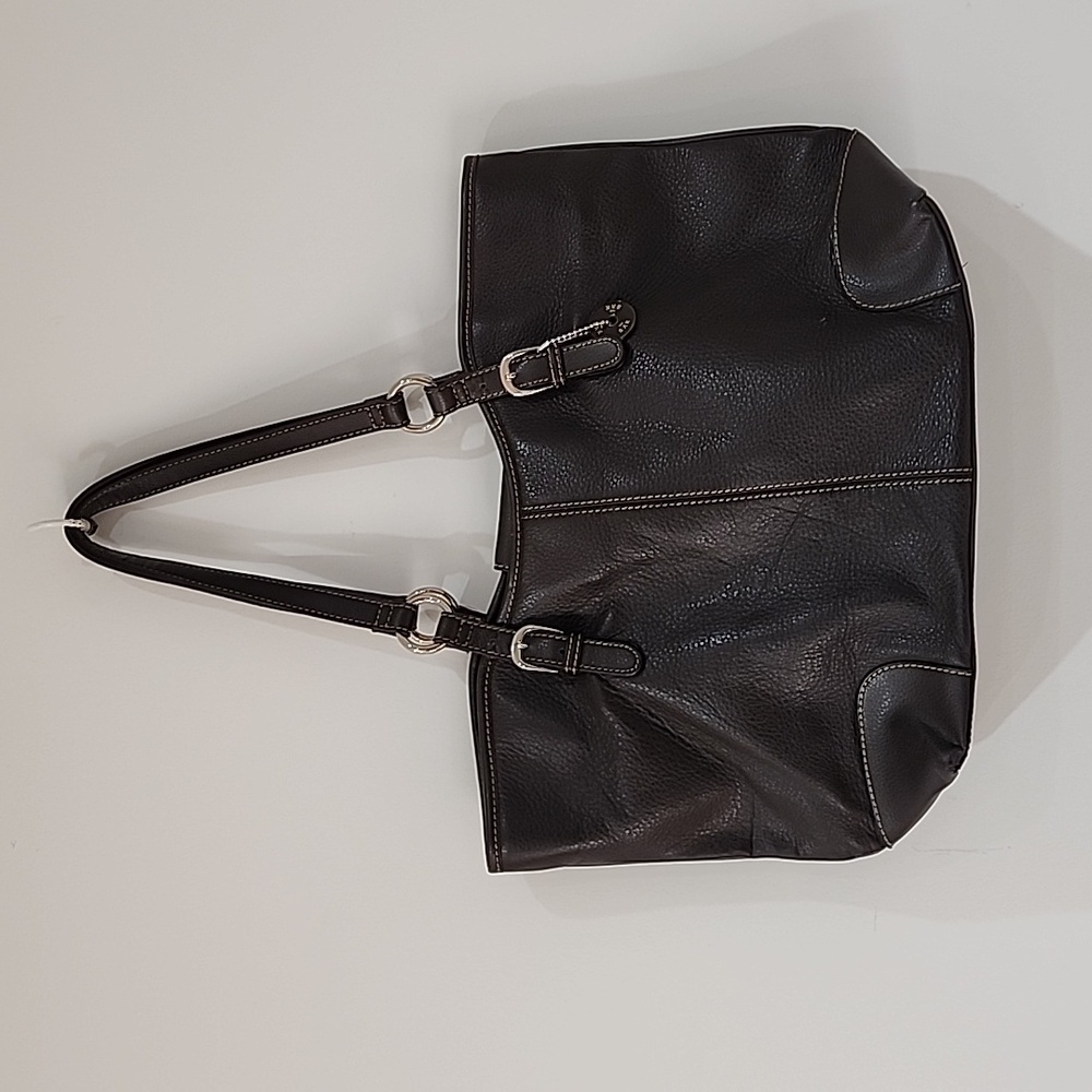 The SAK brown pebbled leather shoulder bag